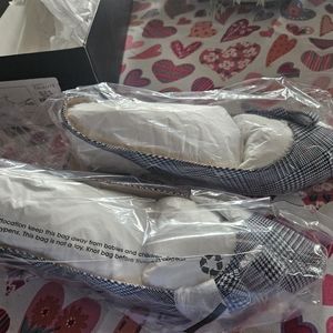 TALBOTS INDIGO BLUE MULTI EDISON SLINGBACKS 9.5 M NEW IN BOX